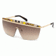 Emilio Pucci EP0007 Sunglasses - Shiny Dark Brown Frame Color, Gradient Brown Lens Color