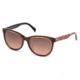 Emilio Pucci EP0027 Sunglasses - Shiny Dark Brown Frame Color, Gradient Brown Lens Color