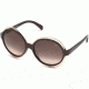 Emilio Pucci EP0055 Sunglasses - Shiny Dark Brown Frame Color, Gradient Brown Lens Color