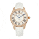 Empress Xenia Automatic Leather-Band Watch, White, EMPEM2604