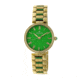 Empress Womens Catherine Automatic Hammered Dial Bracelet Watch, Green/Gold EMPEM1903