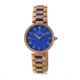 Empress Womens Catherine Automatic Hammered Dial Bracelet Watch, Blue/Rose Gold EMPEM1905
