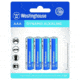Energy Products Westinghouse Aaa Alkaline 4 Pack - WES-LRO3-BP4