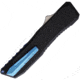 EOS Auto Harpoon OTF Automatic Folding Knife, 3.75in, CPM-20CV Stainless, Tanto Blade, Black/Blue Anodized Aluminum Handle, EOS121