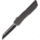EOS Auto Harpoon OTF Automatic Folding Knife, 3.75in, CPM-20CV Stainless, Tanto Blade, Gray/Blue Aluminum Handle, EOS123