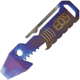 EOS Shark Multi Tool Flame, 4in Overall, Titanium Construction, Bottle Opener L Pocket Clip L Pry Bar L Hex/Bit Driver L Lanyard Loop, Flame Anodized Finish, SHK-F