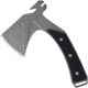 EOS Shorty Mini Axe D2, 7.75in Overall, 4.75in Axe Head With 2.63in Cutting Edge, Black G10 Handle, Cnc Milled From One Piece Of D2 Steel, Carbon Fiber Sheath, SHORTY-S