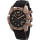 Equipe Headlight Watches - Men's - 51mm Case, Quartz Movement, Black/Rose Gold, One Size, EQUE604