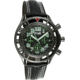 Equipe Chassis Watches - Men's - 58mm Case, Quartz Movement, Black/Green, One Size, EQUE806