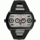 Equipe E903 Dash Xxl Mens Watch - Black Bezel, Silver Dial w/ Silver Circle