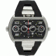 Equipe E912 Dash Xxl Mens Watch - Silver Bezel, Black Dial