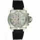 Equipe Q601 Rollbar Watches - Men's - Timer and Date Subdials, Quartz, Silver/White, One Size, EQUQ602