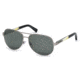 Ermenegildo Zegna EZ0010 Sunglasses - Matte Light Ruthenium Frame Color
