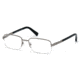 Ermenegildo Zegna EZ5011 Eyeglass Frames - Shiny Light Ruthenium Frame Color