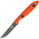 Esee Camp Lore Fixed Blade Orange Fixed Blade Knife, 6.25in Overall, 2.5in Black Stonewash 1095Hc Steel Drop Point, Orange G10 Handle, Designed By Cody Rowan, Brown Leather, Orange, CR25-OR