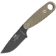 Esee Izula II Tactical Fixed Blade Knife, 2.625in, 1095 Carbon Steel, Canvas Micarta Handle ESIZ2TG