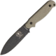 Esee Laser Strike Gunsmoke Fixed Blade Knife, 4.875in, 1095 Carbon Steel, OD Green, Micarta Handle ESLSPTG