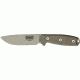 Esee Mdl 4 Part Srtd Fxd Knife, 4.5in, Srtd, OD Green Canvas Micarta Hdl RC4SDT