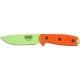 Esee Mdl 4 Plain Edge Fxd Blde Knife, 4.5in, Drop Point, Orange G10 Hdl ES4PVG