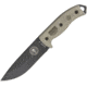 Esee Model 5 Tactical Fixed Blade Knife, 5.25in, 1095 Carbon Steel, Canvas Micarta Handle ES5PTG