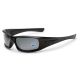 ESS 5B Tactical Sunglasses, Black Frame, Polarized Mirrored Gray Lens EE9006-03