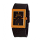 Eviga Rk0109 Ruta Mens Watch - Black Band, Orange Bezel
