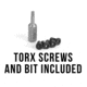Evolution Gun Works HD Tikka T1X 40 MOA Picatinny Rail, Black, 80524