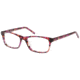 Exces 3135 Single Vision Prescription Eyeglasses, Rose-Wine Mottle Frame, EX3135531SV