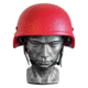 ExecDefense USA MICH Fire Ballistic Helmet, III-A, Red, XL, E-FBH-XL