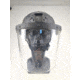 ExecDefense USA Riot Visor, Compatible PASGT / MICH Helmet, Transparent, Universal Size, E-RV-C