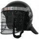 ExecDefense USA Terminator-X Riot Helmet, Matte Black, Universal Size, EDX-074C