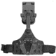 Alien Gear Holsters Rapid Force Expansion Dynamic Drop Leg Holster With Locking Belt Slide w/ Standard Strap w/Standard Buckle w/Clamshell Packaging, Matte Black, RFX-DD-BK-LBS-S-LK-C
