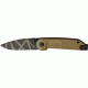 Extrema Ratio Desert Warfare Folding Knife, 4in closed, 2.75in, Cobalt Steel Drop Point, Desert Tan Anodized Anticordal Handle EX135BF1WCD