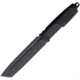 Extrema Ratio Giant Mamba Black Knife, 6.5 black MIL-C-13924 burnished Bohler N690 stain, Black Forprene handle, 04.1000.0218/BLK