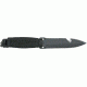 Extrema Ratio Ultramarine Fixed Blade Knife, 5.625in, Serrated, Black Textured Polyamide Handle EX320