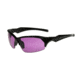 Extreme Optiks EOG 12 Sunglasses, Shiny Black/Black Rubber Frame, Violet lense Lens, 10237769.QTS