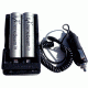 ExtremeBeam 18650 Charging Kit 2B, Black, N/A EB-XA-B57
