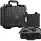Eylar Compact 13.37in Protective Gear Case Water and Shock Resistant w/ Foam, Black, SA00001
