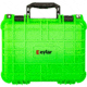 Eylar Compact 13.37in Protective Gear Case Waterproof &amp; Shock Proof w/ Foam By Eylar, Neon Green, SA00001-NGrn