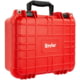 Eylar Compact 13.37in Waterproof Gear/Multi Gun Case Hard Case w/Foam, Red, SA00001-RED