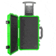 Eylar Standard 22in Waterproof Carry-On Travel Roller Gear Hard Case w/Foam, Neon Green, SA00034-NGRN