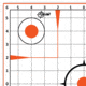Allen Ez Aim Sight Grid Target, White/Orange, 12X12, 15333