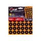 EZ-Aim Allen Adhesive Splash Bullseye Target, Orange, 1X1, 15250