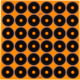EZ-Aim Allen Adhesive Splash Bullseye Target, Orange, 1X1, 15250
