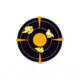 EZ-Aim Allen Adhesive Splash Bullseye Target, Orange, 3X3, 15326