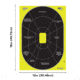 EZ-Aim Allen Non-Adhesive Paper Splash Shooting Targets Handgun Trainer 12.5x18.25in Black/Chartreuse 100/ct, 15445
