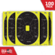 EZ-Aim Allen Non-Adhesive Paper Splash Shooting Targets Handgun Trainer 12.5x18.25in Black/Chartreuse 100/ct, 15445