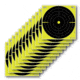 EZ-Aim Allen Non-Adhesive Splash Bullseye Target, Green, 12X12, 15214
