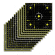 EZ-Aim Allen Non-Adhesive Splash Sight In Grid Target, Green, 12X12, 15211