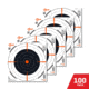 EZ-Aim Allen Shooting Target Bullseye Paper Hanging, 100 Pack, 12x12in, Black/White, 15334-100